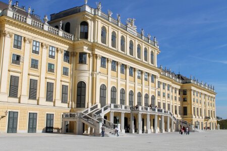 Architecture castle park schönbrunn palace photo