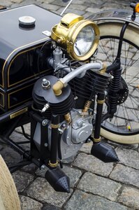Motorcycle machine light