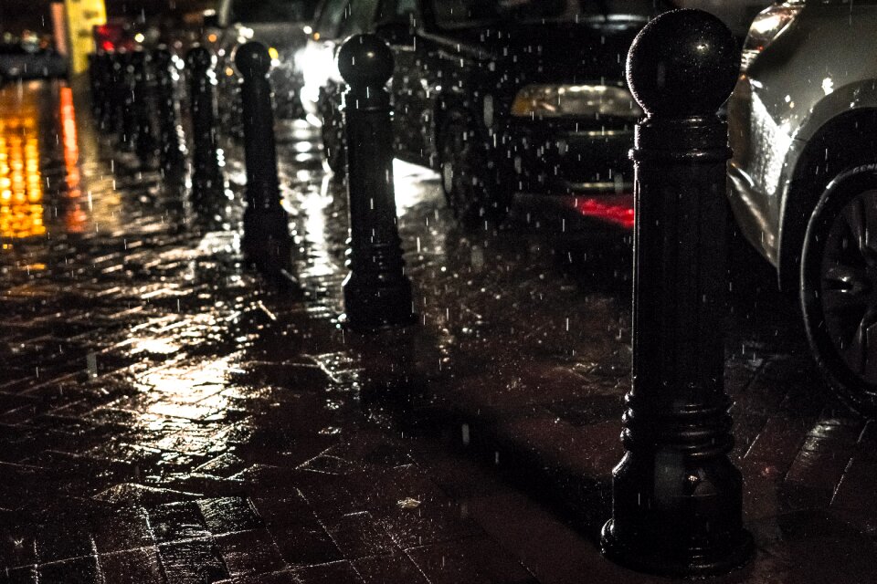 Sidewalk pavement posts