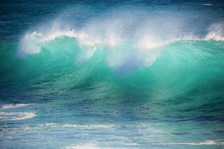 Nature ocean blue photo