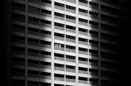 Building infrastructure black and white