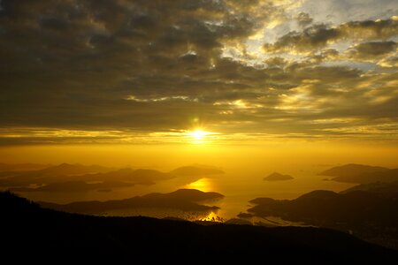 Hong kong buffalo hill dawn