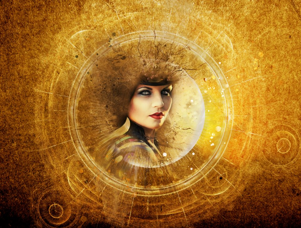 Steampunk portrait fantasy portrait