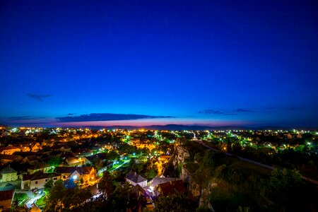 Residential suburbs trees photo