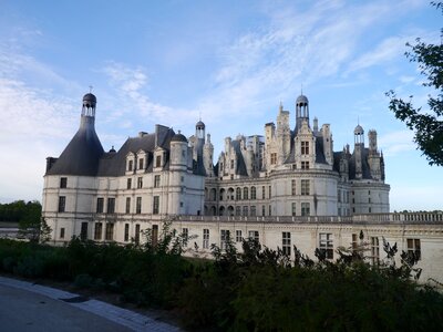 Castle chambord outside