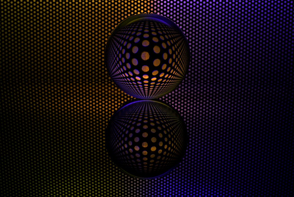 Mirroring light colorful