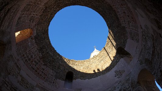 Travel panorama of split
