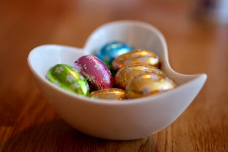 Shell easter eggs spring photo