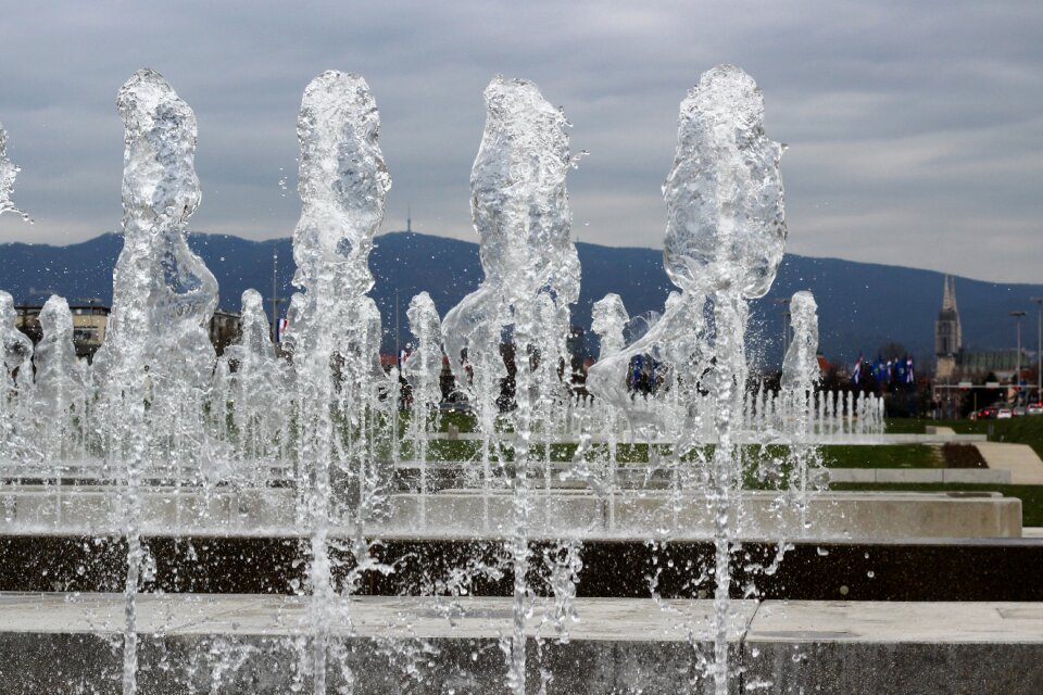 Zagreb panorama outdoor refreshing