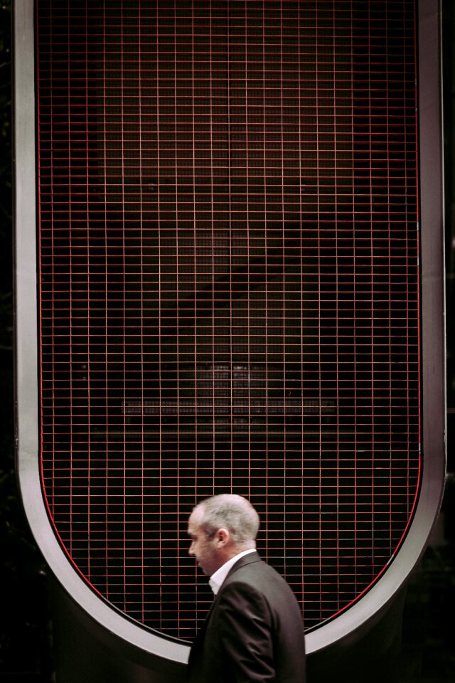 Elderly man brown elderly