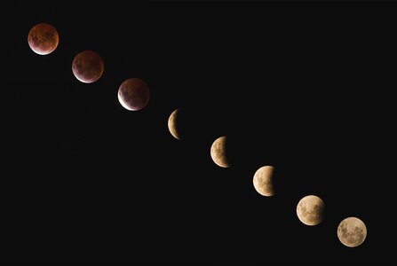 Sky gray moon gray night