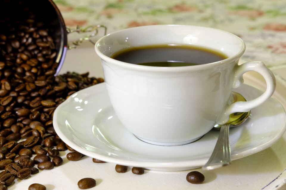 Caffeine beans cafe