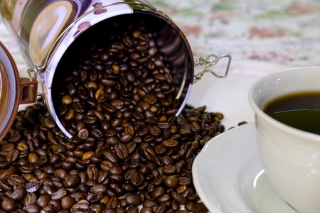 Caffeine beans cafe