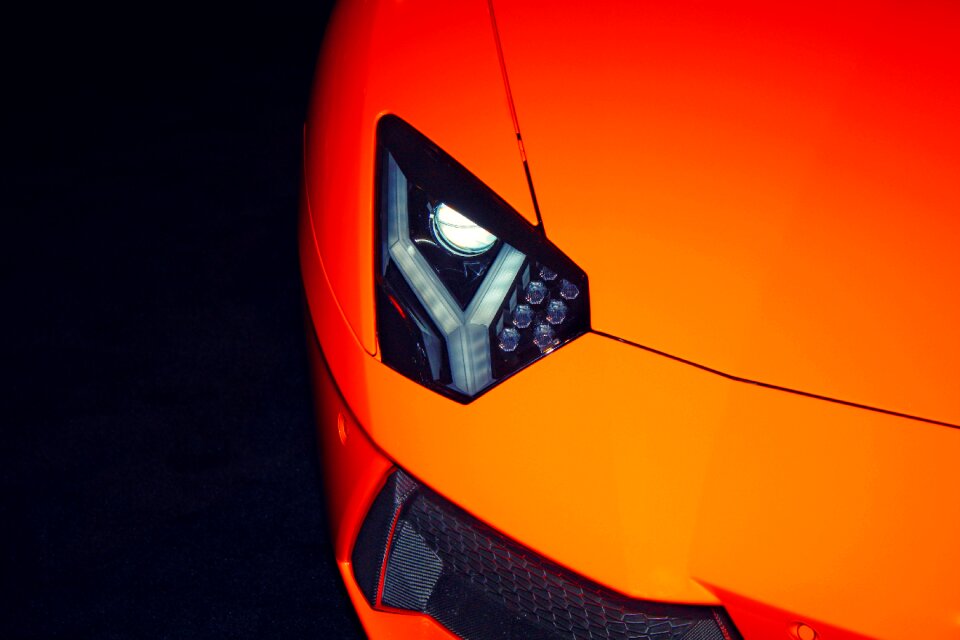 Headlight bumper front