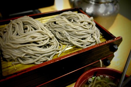 Buckwheat noodles food republic of korea