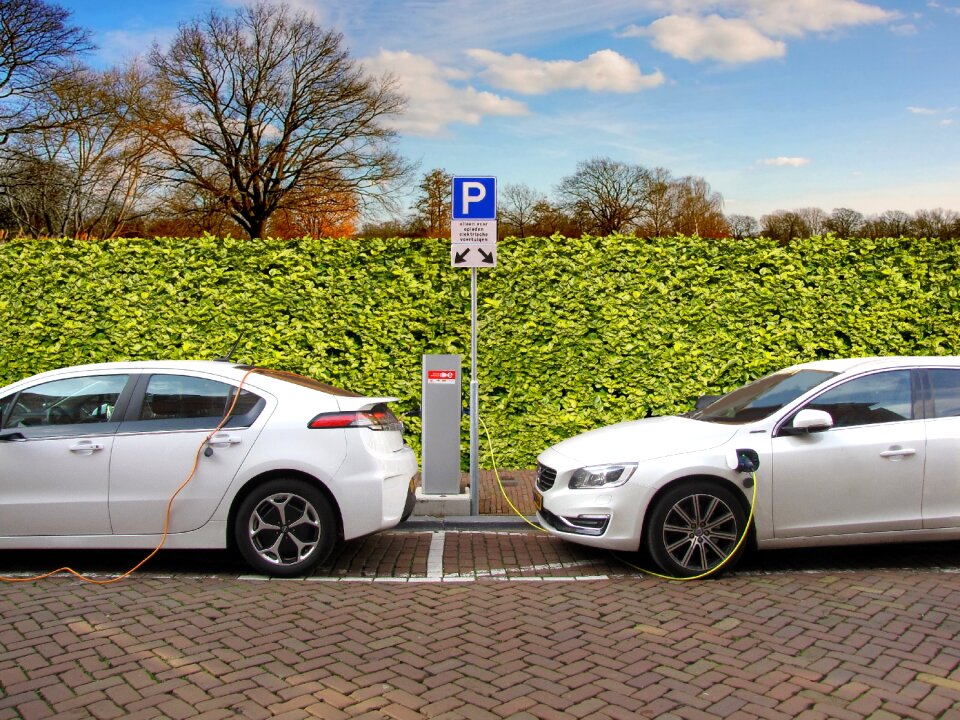 Charging post charging station energy load