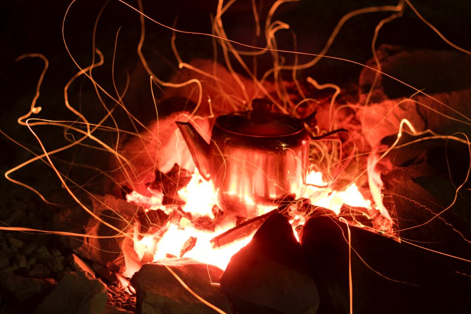 Firewood heat bonfire