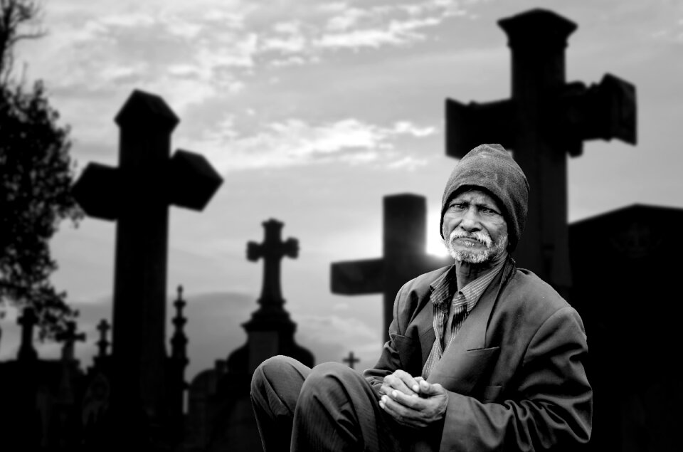 Sadness death farewell