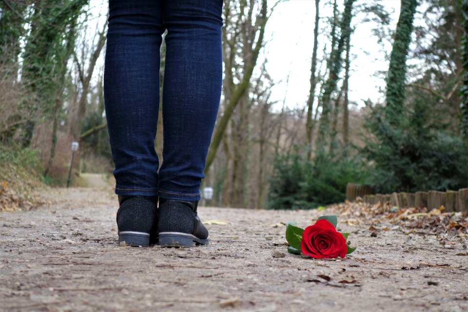 Lonely female model modelling
