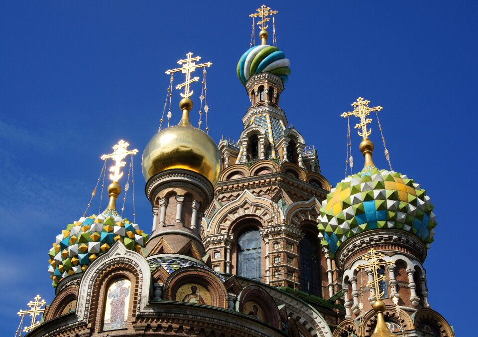 Religion onion domes church of the redeemer