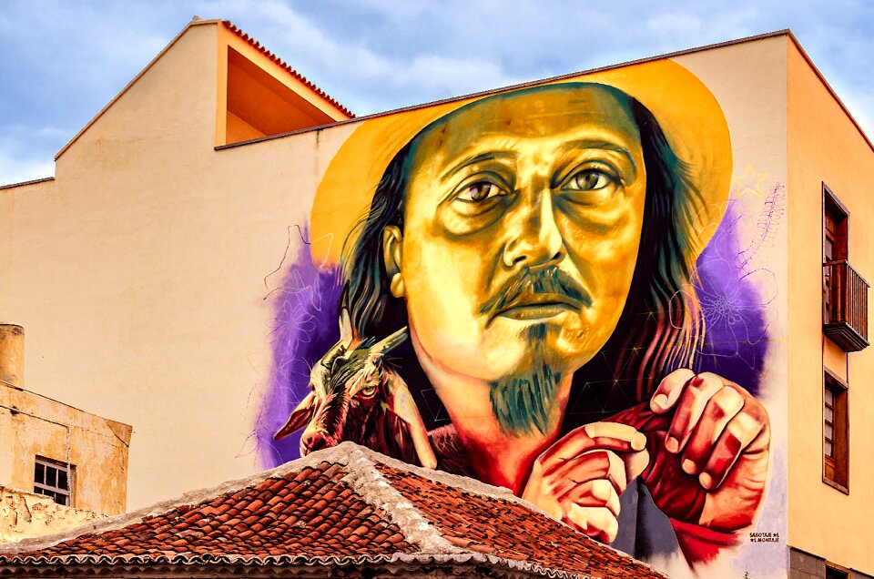 Graffiti paint painting