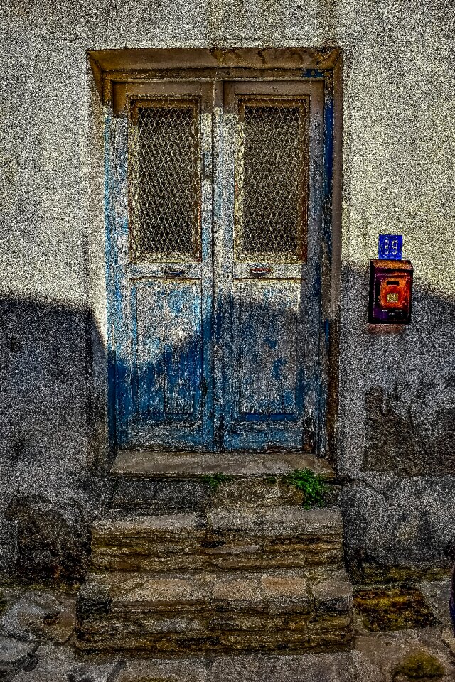 House entrance facade