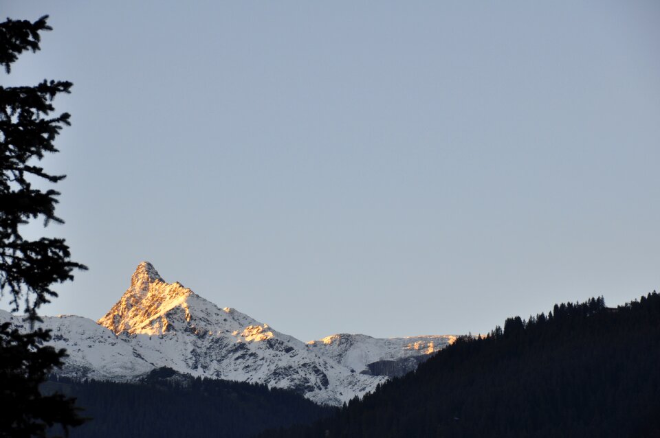 Schwarzhorn berg montafon
