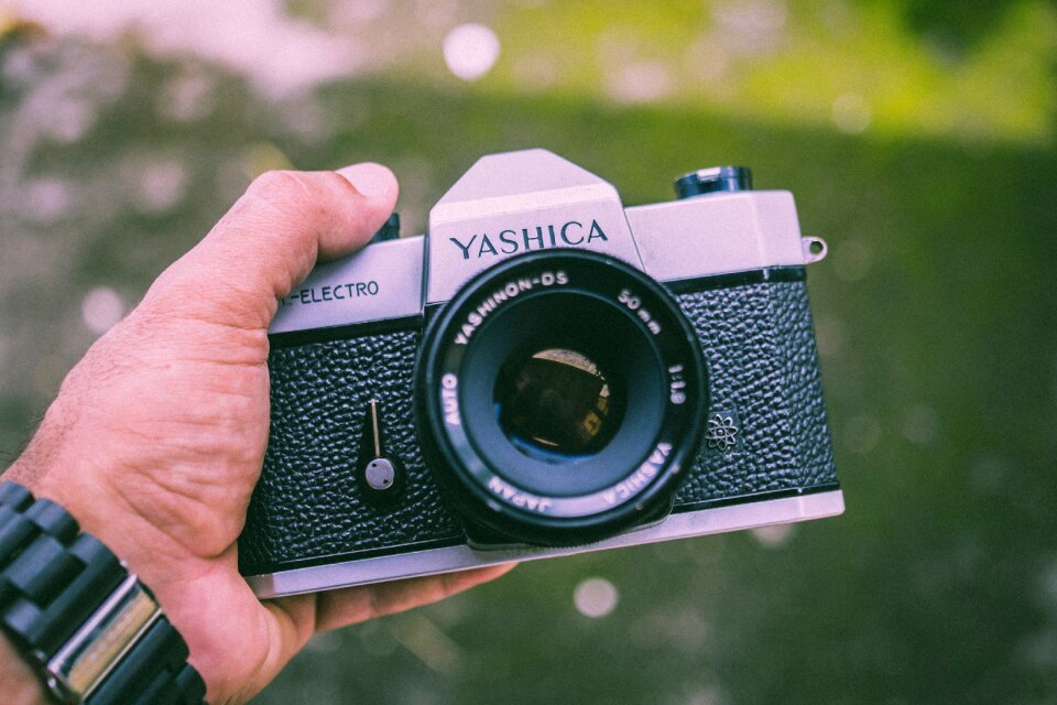 Photographer people hand
