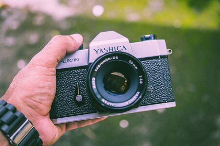 Photographer people hand