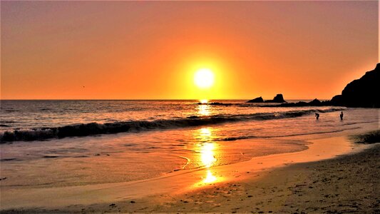 Oc beach sunset california