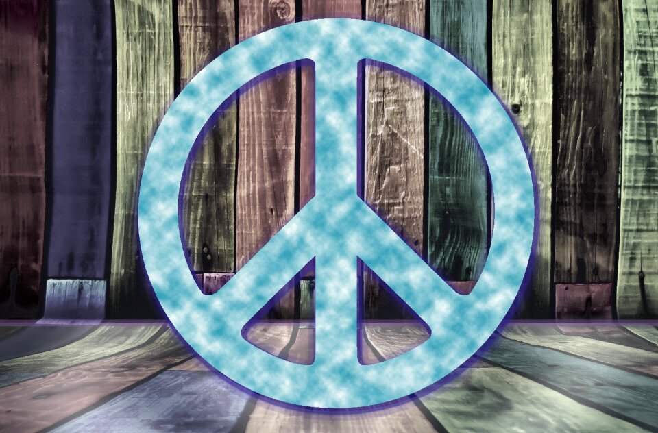 Peace sign backdrop desktop
