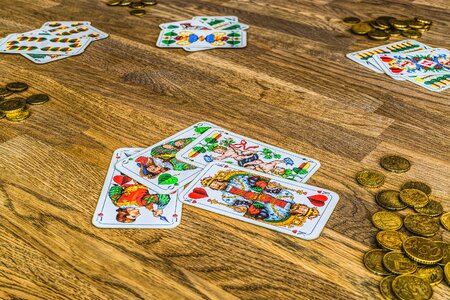 Bavarian table schafkopf card