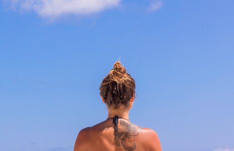 Blue sky people