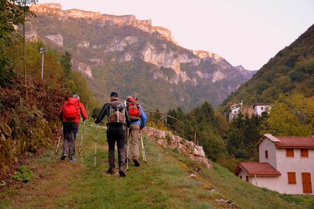 Walking with sticks the european path e5