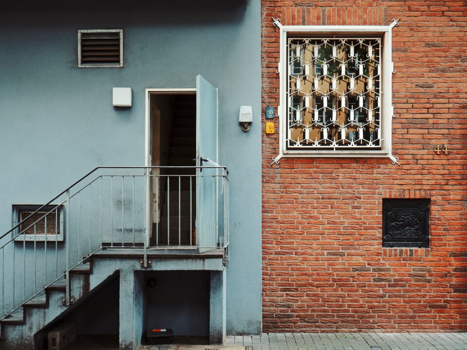 House stairs outside
