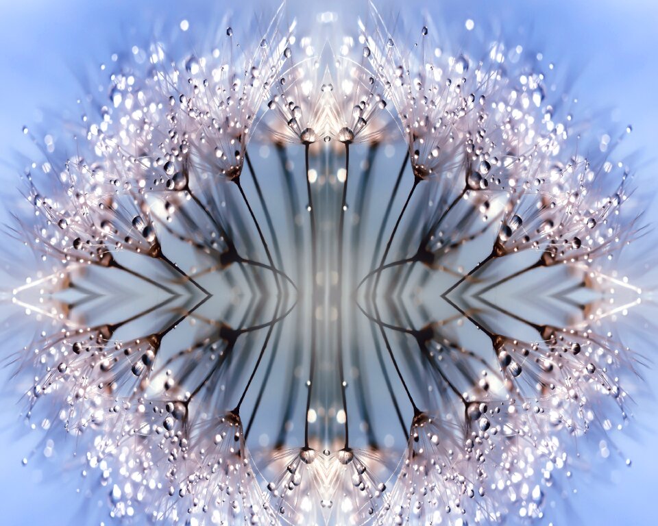 Glisten crystal abstract