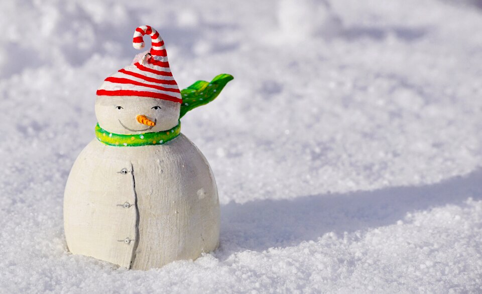 Cold wintry greeting card