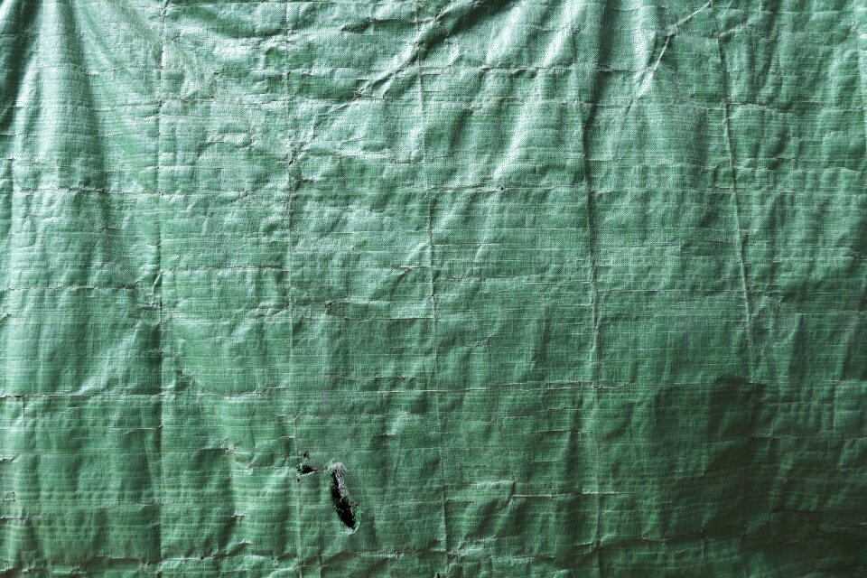Weather protection graphically wrinkled