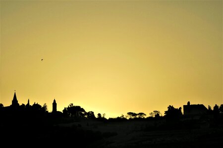 Sunrise dawn silhouette photo