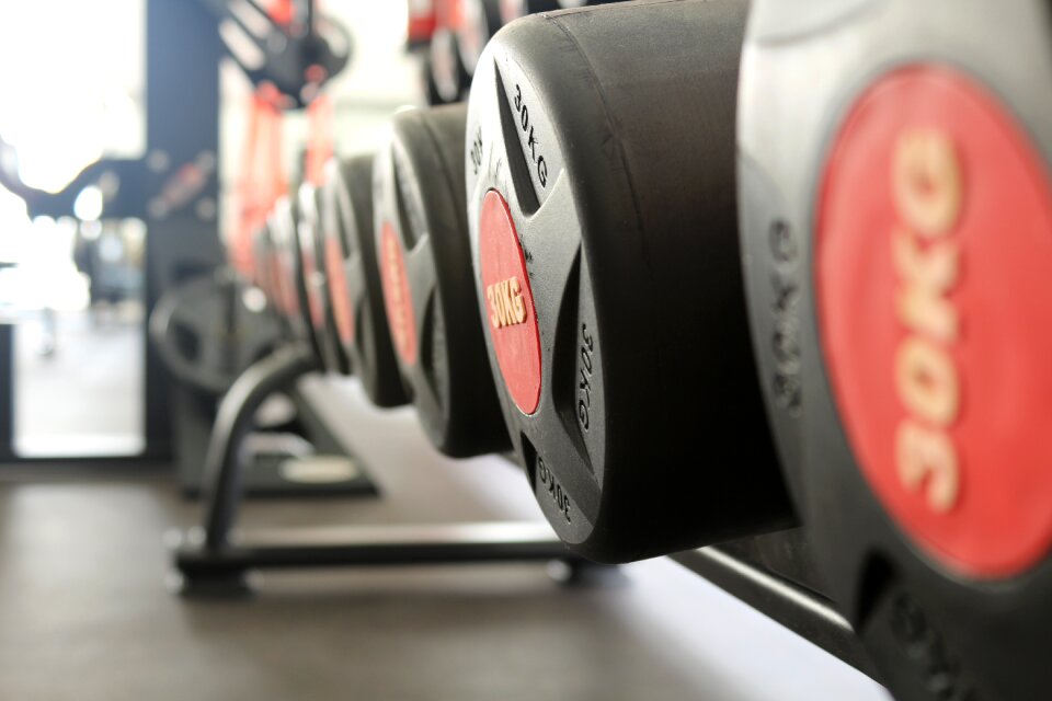 Gym fitness weights