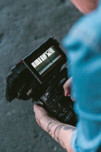 Cinematographer red video photo