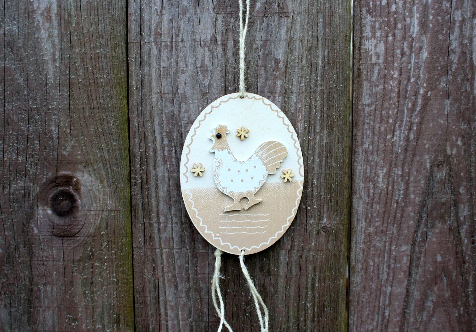 Decoration easter decorations wooden