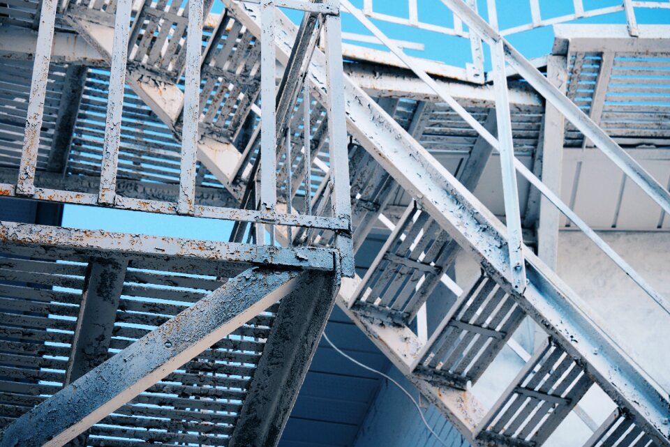Apartment ladder rust
