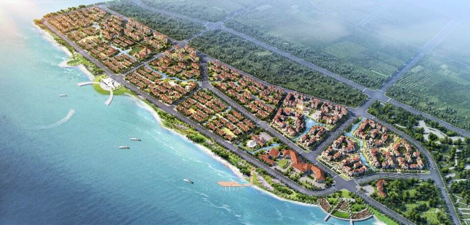 Plan small town coast