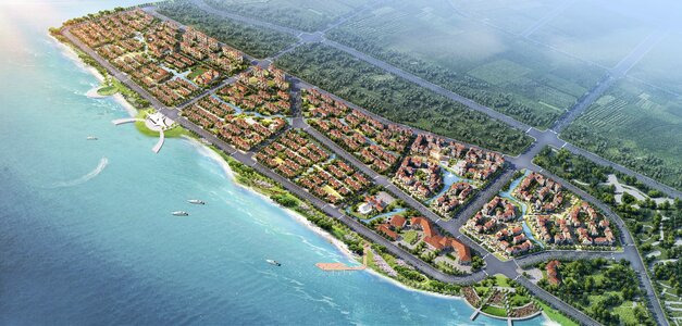 Plan small town coast