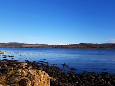 Seashore landscape scotland photo