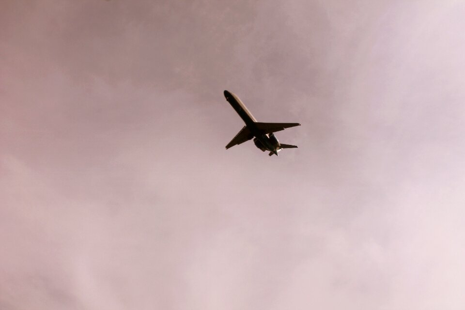 Airplane flight fly