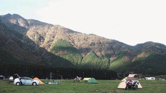 Sky peak landscape photo