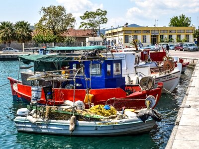 Sea dock town