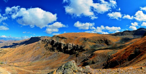 Landscapes nature sky grass photo